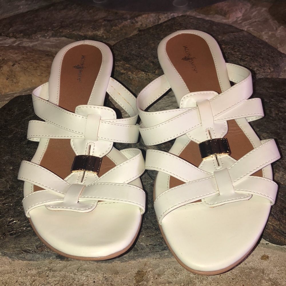 Jaclyn Smith Strappy Mule Sandals - Picture 2 of 6